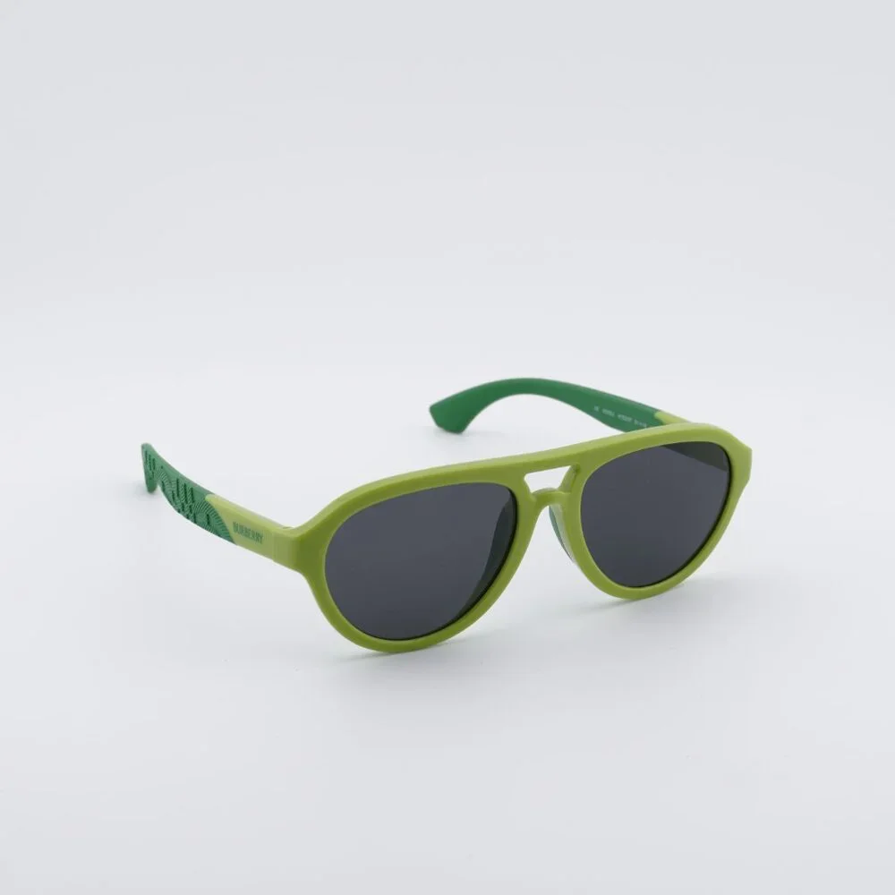 Burberry Kids JB4005U 418287 Sunglasses Green Aviator Frame, Grey Lenses